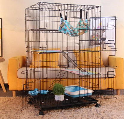 XL Large 4 Tier Pet Cat Bird Cage Playpen