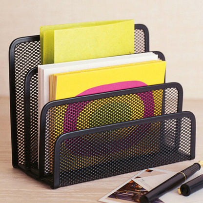 Office Document Magazine Mesh File Organizer Desktop Letter Holder