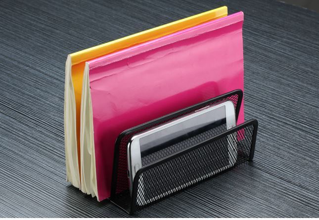 Office Document Magazine Mesh File Organizer Desktop Letter Holder