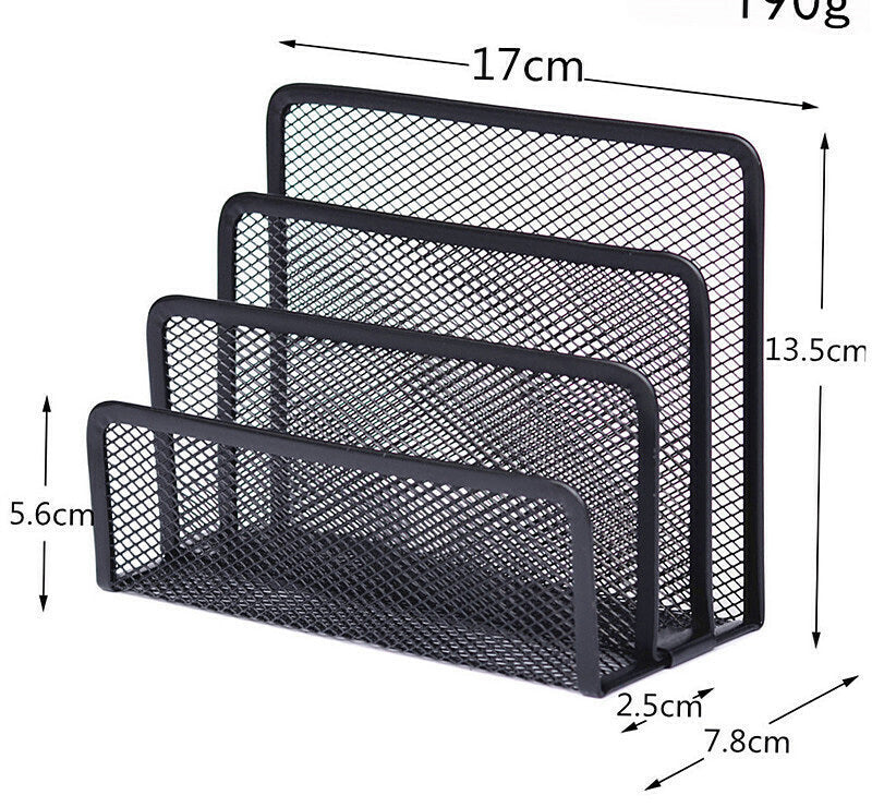 Office Document Magazine Mesh File Organizer Desktop Letter Holder