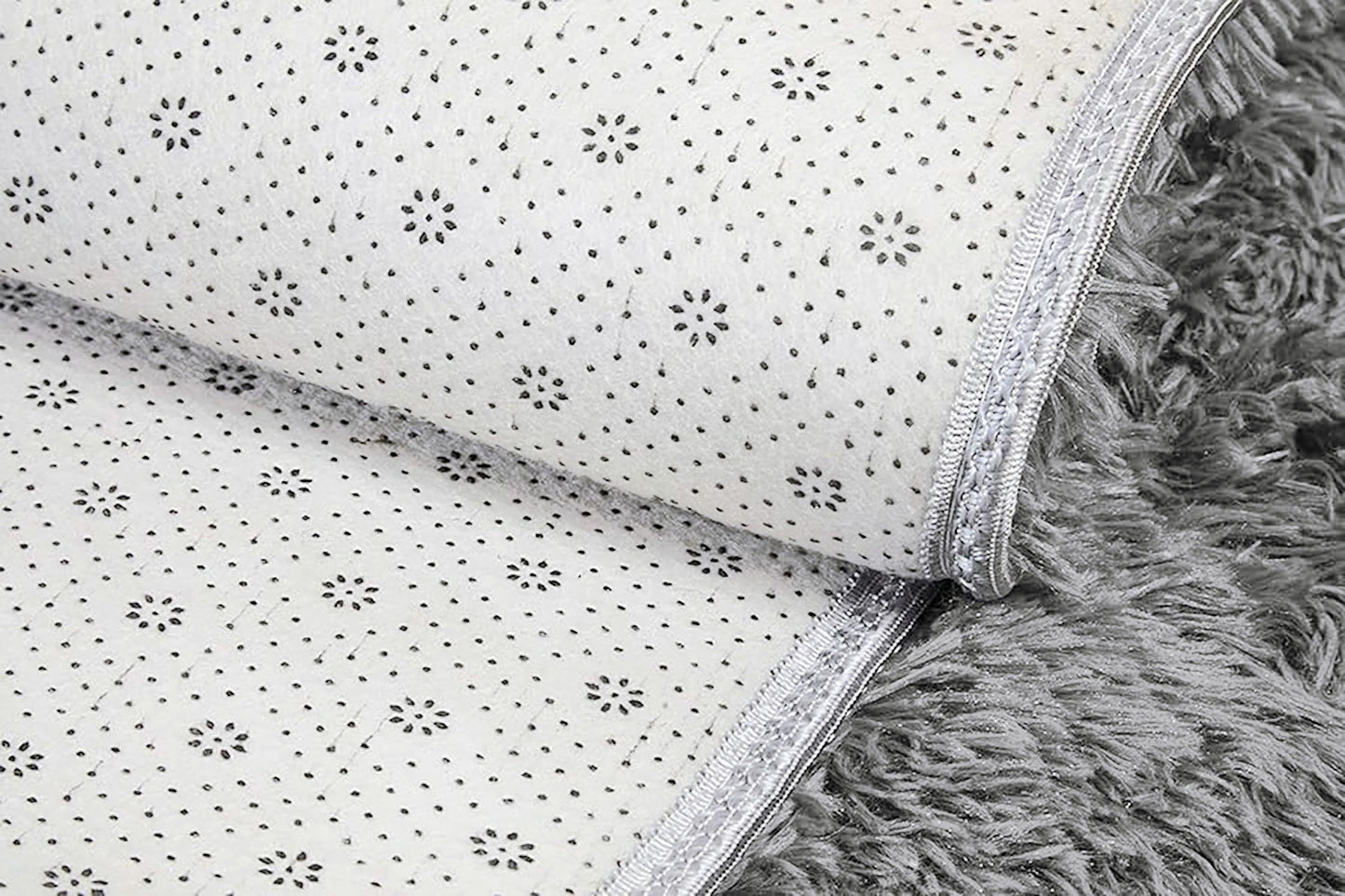 4m Extra Large Soft Shag Rug Carpet Mat (Grey, 400 x 200)