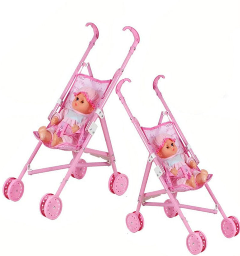 Toy Pram/ Stroller with Baby Doll