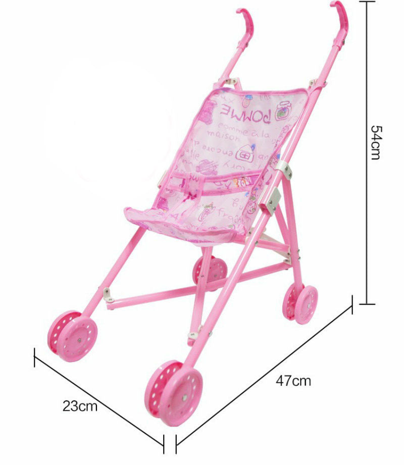 Toy Pram/ Stroller with Baby Doll