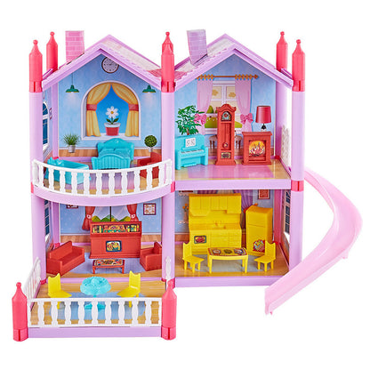 Dreamhouse Princess Villa Doll House Toy Set with Dolls & Furniture