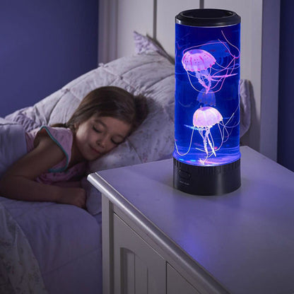 Jellyfish Tank Sea Water Lamp Jelly Fish Colour-Changing Night Light