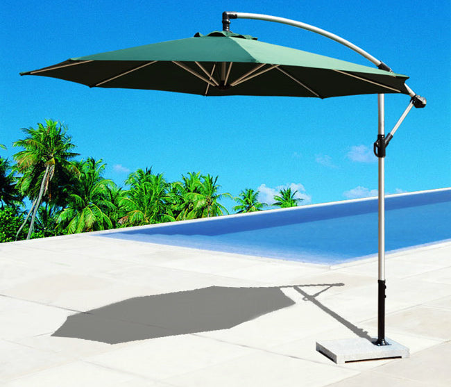 3m Aluminum Cantilever Outdoor Umbrella Patio Sun Shade