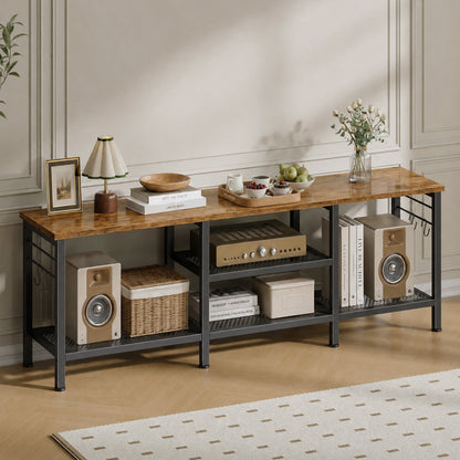 Vantage Rustic TV Stand Entertainment Unit Console Cabinet