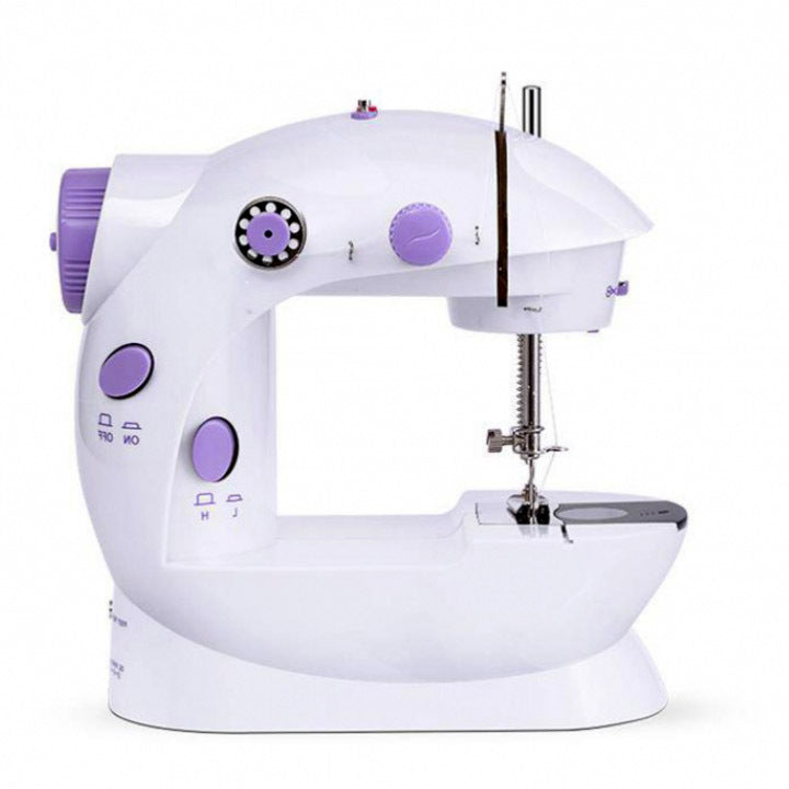 Mini Sewing Machine Double Speed Automatic Thread with Light