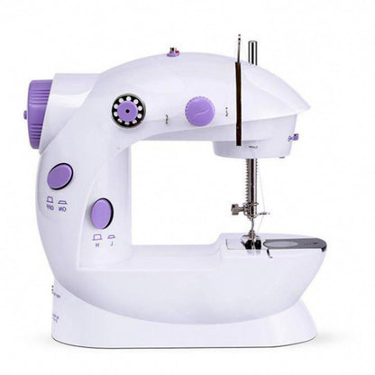 Mini Sewing Machine Double Speed Automatic Thread with Light