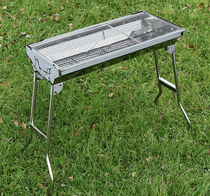 Stainless Steel BBQ Charcoal Grill Roaster Barbecue