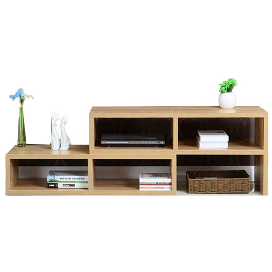 Varossa 2 In 1 Multifunctional Adjustable TV Cabinet Display Shelf (OAK)