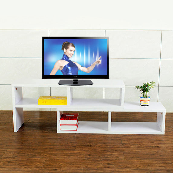 Varossa 2 In 1 Multifunctional Adjustable TV Cabinet Display Shelf (WHITE)