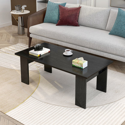 Aphrodite Wooden Coffee Table (Black)