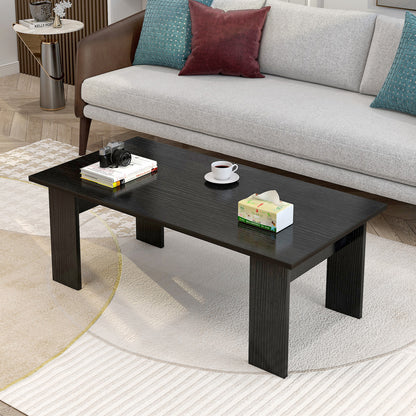 Aphrodite Wooden Coffee Table (Black)