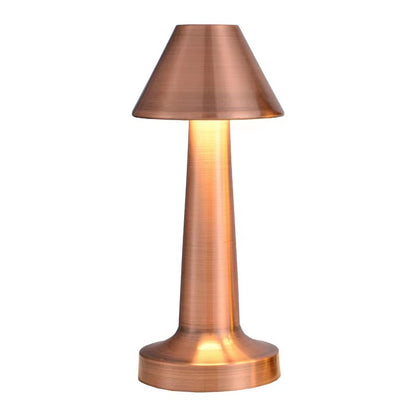 Luxe Designer LED Table Lamp Cordless Touch Sensor Night Light (Rose Gold)