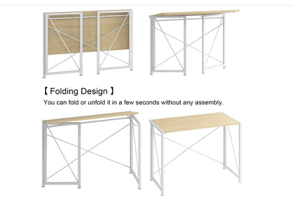 Epic Folding Computer Desk (Oak)