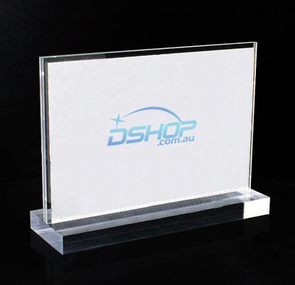 A4 Clear Acrylic Horizonal Display Sign Holder