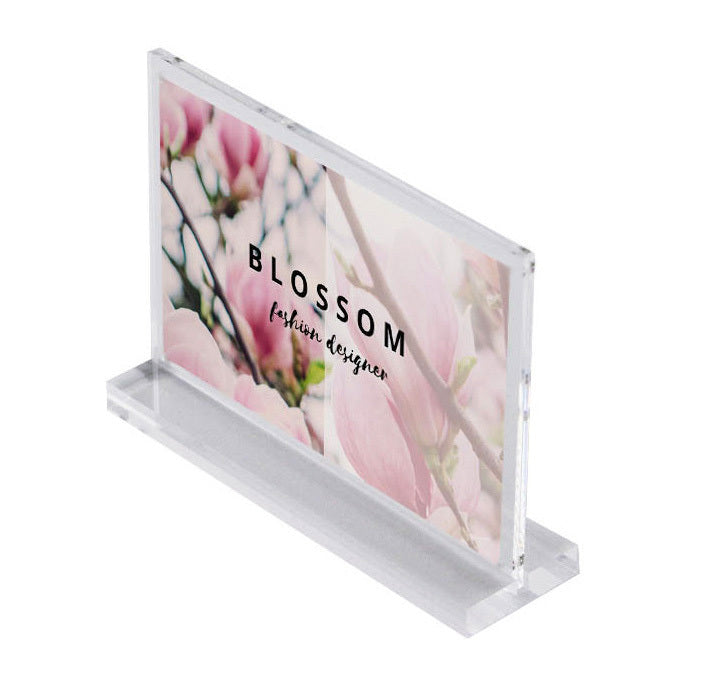 A4 Clear Acrylic Horizonal Display Sign Holder