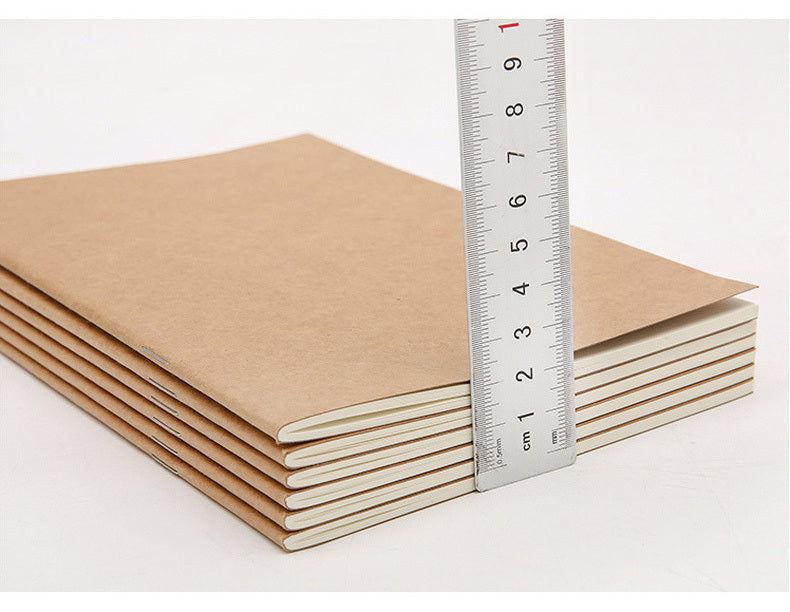 3 x A4 Kraft Paper Lined Notebook