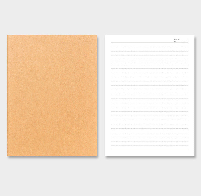 3 x A4 Kraft Paper Lined Notebook