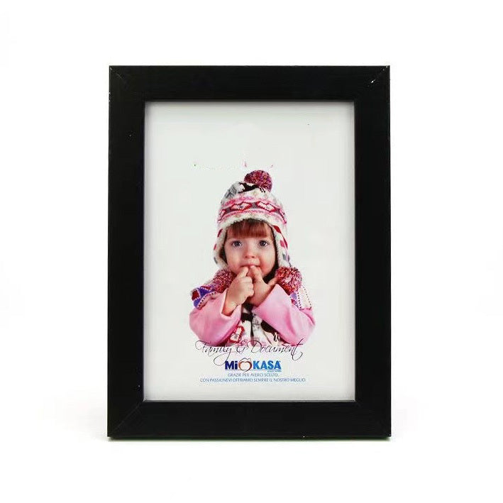 A4 Wooden Picture Photo Art Frame (Black)