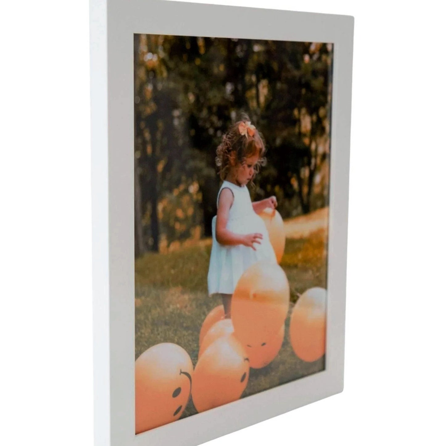 A4 Wooden Picture Photo Art Frame (White)