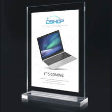 3-Pack A5 Clear Acrylic Vertical Display Sign Holders