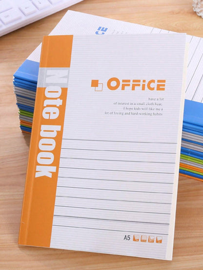 10-Pack A5 Softcover Notebooks for Office Students