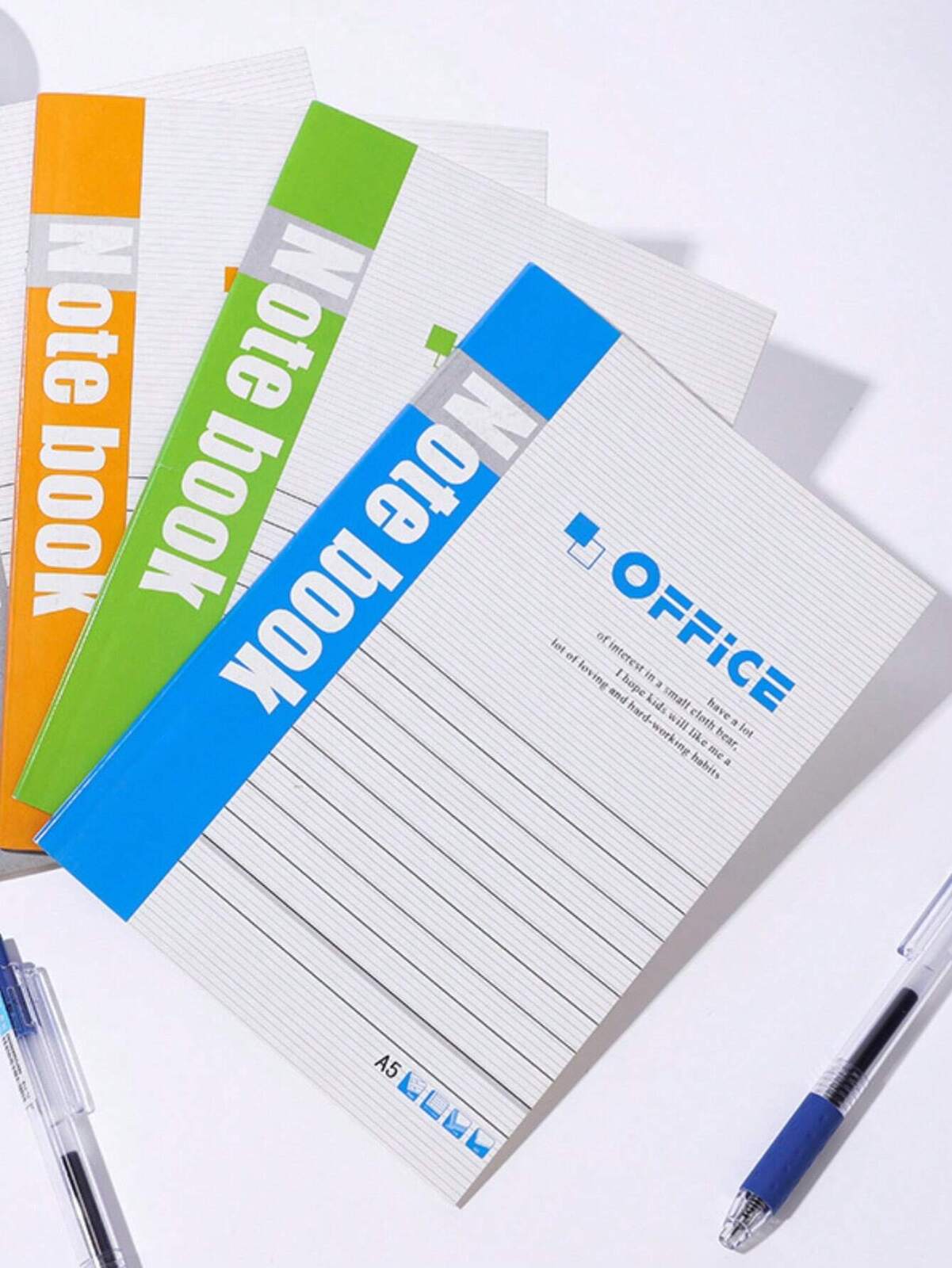 10-Pack A5 Softcover Notebooks for Office Students