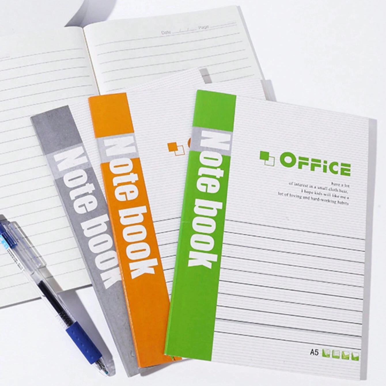 10-Pack A5 Softcover Notebooks for Office Students