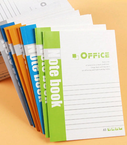 10-Pack A5 Softcover Notebooks for Office Students