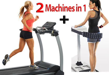 IRUN Multifunction 2 in 1 Treadmill and Massager Machine