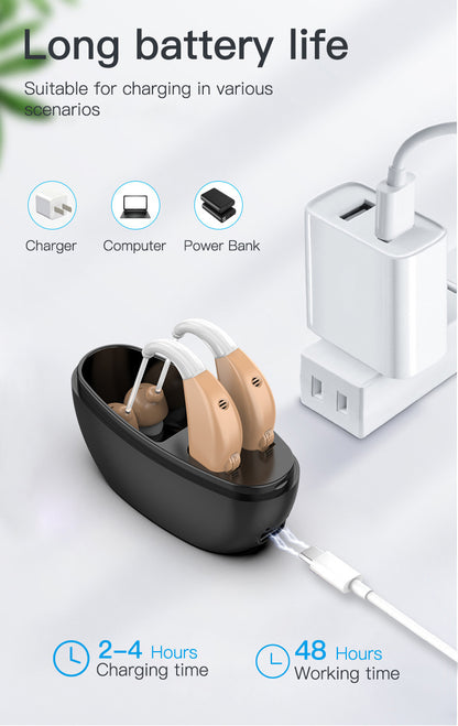 Rechargeable Hearing Aid Wireless Sound Amplifier