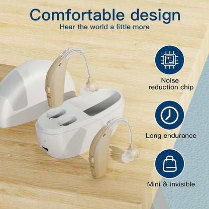 Rechargeable Hearing Aid Wireless Sound Amplifier