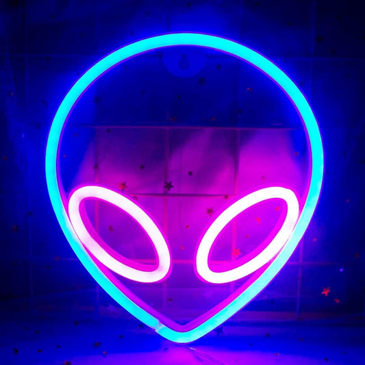 Alien Neon Light Sign LED Lamp Decor