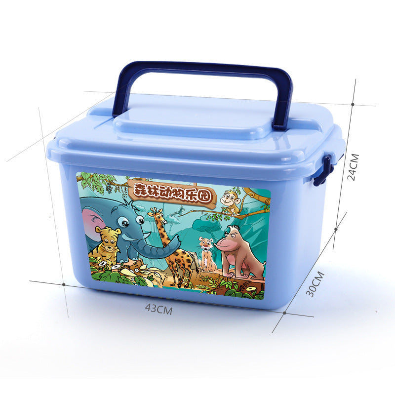 58 PCS Animal Figures Toy Set in Box