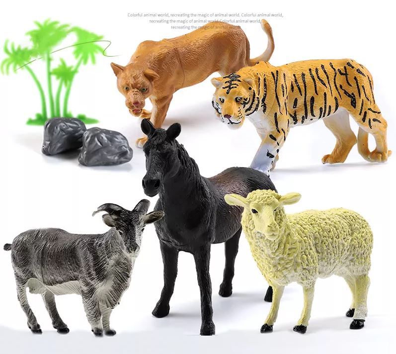 58 PCS Animal Figures Toy Set in Box