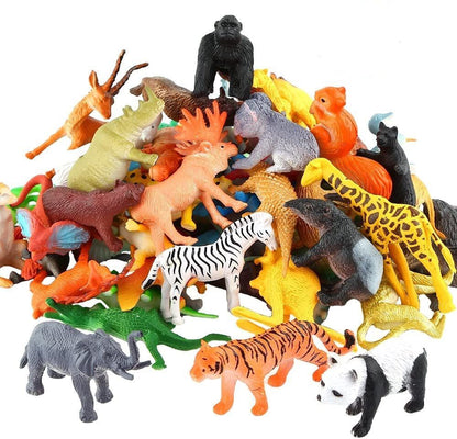 58 PCS Animal Figures Toy Set in Box