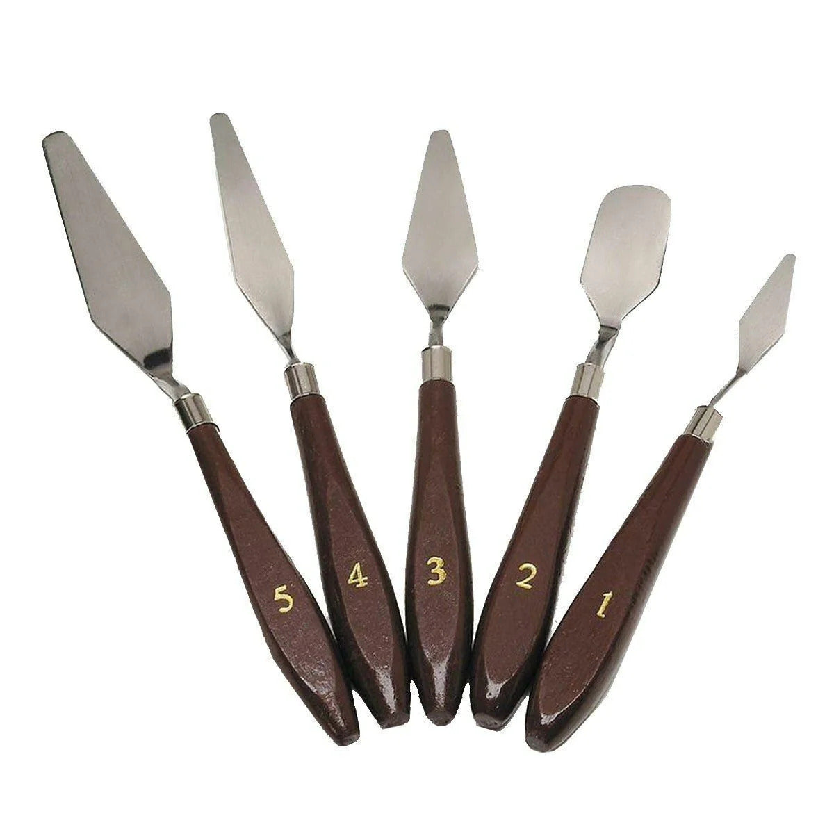 5 Piece Artist Palette Knife Set Painting Spatulas