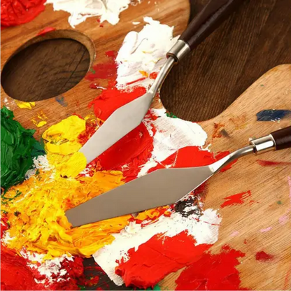 5 Piece Artist Palette Knife Set Painting Spatulas