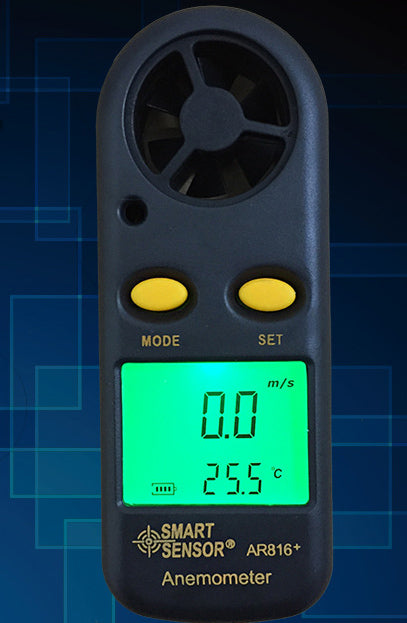 Digital Anemometer Wind Speed & Temperature Meter with Bonus Silicone Cover