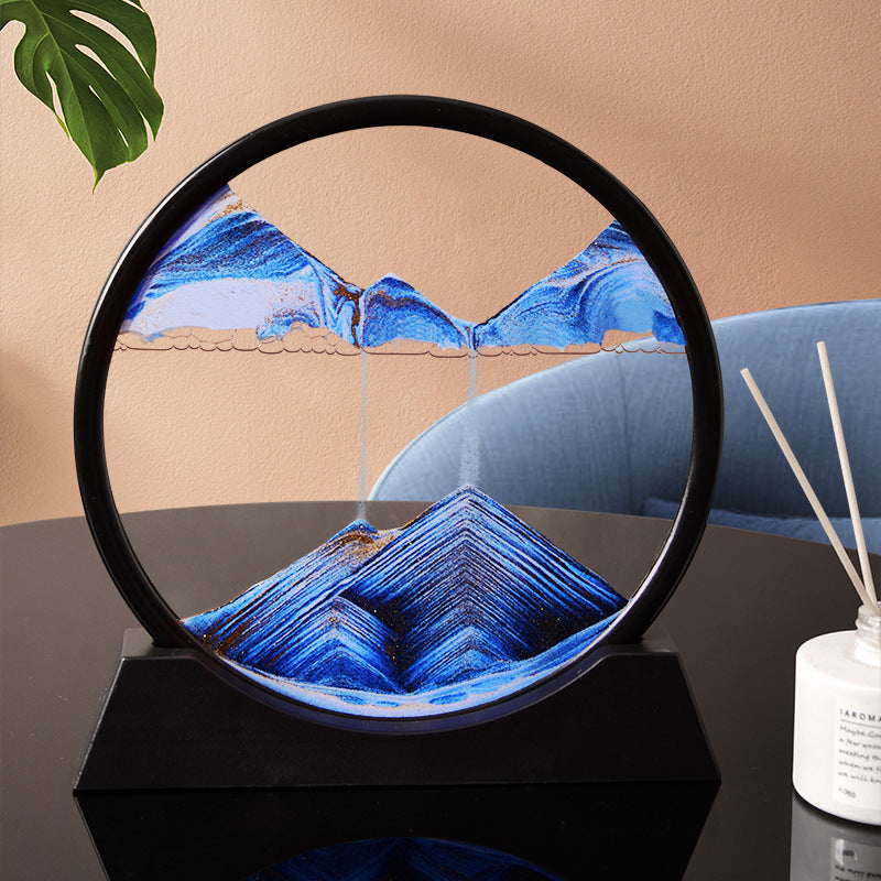 Moving Sand Art Sandscape 3D Painting Decor Ornament Cool Gift