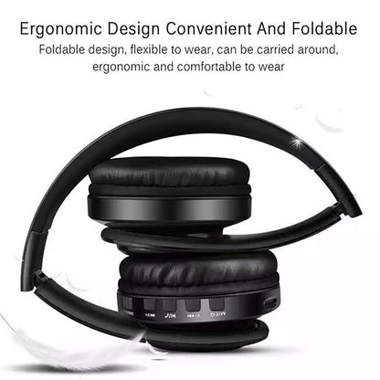 V5.3 Bluetooth Wireless Headphones 3D Stereo Noise Reduction Headset (Black)