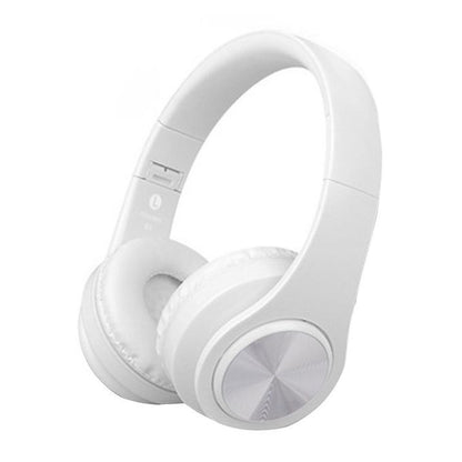 V5.3 Bluetooth Wireless Headphones 3D Stereo Noise Reduction Headset (White)