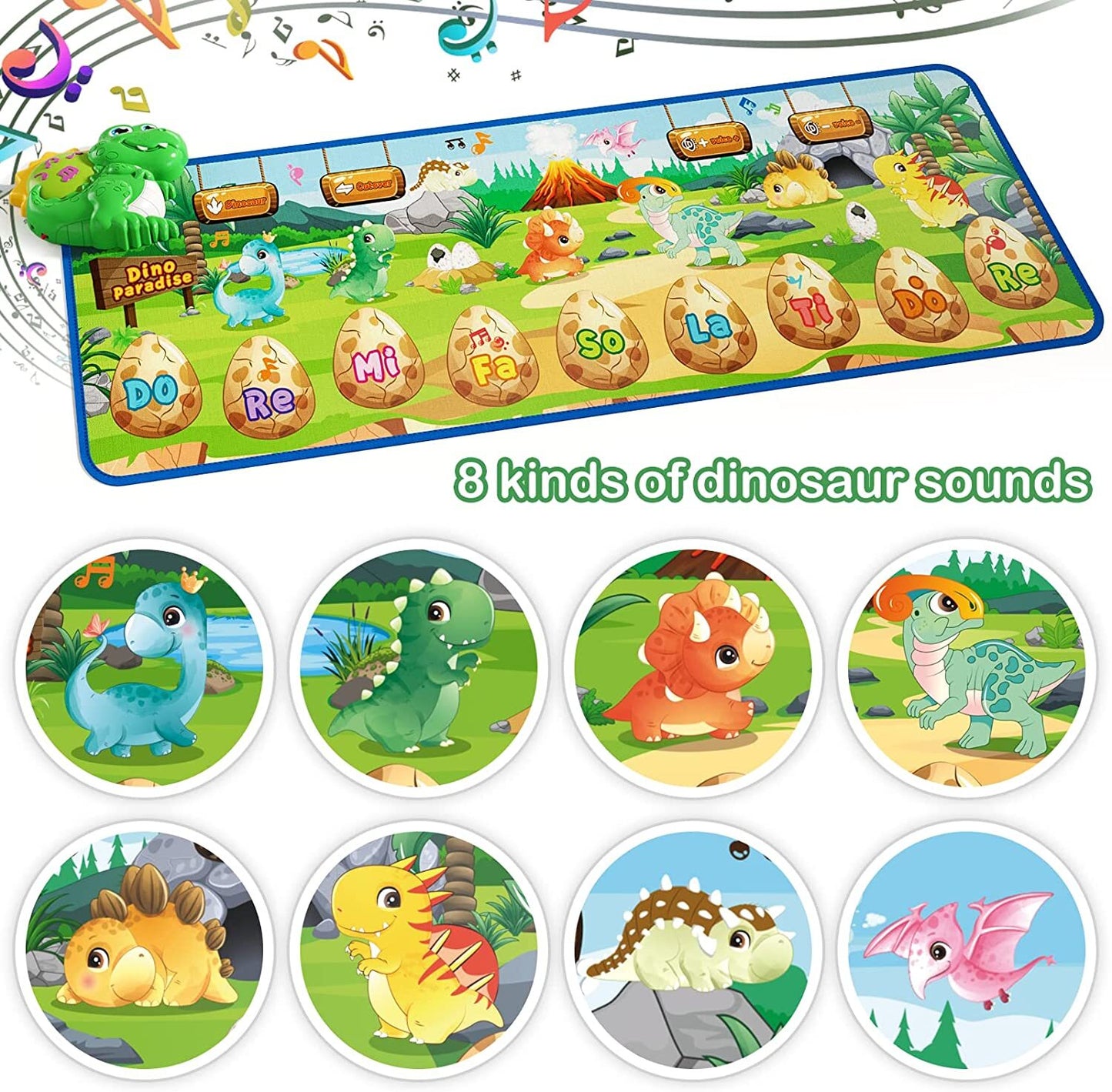 Musical Piano Keyboard Educational Toy Kids Floor Play Mat