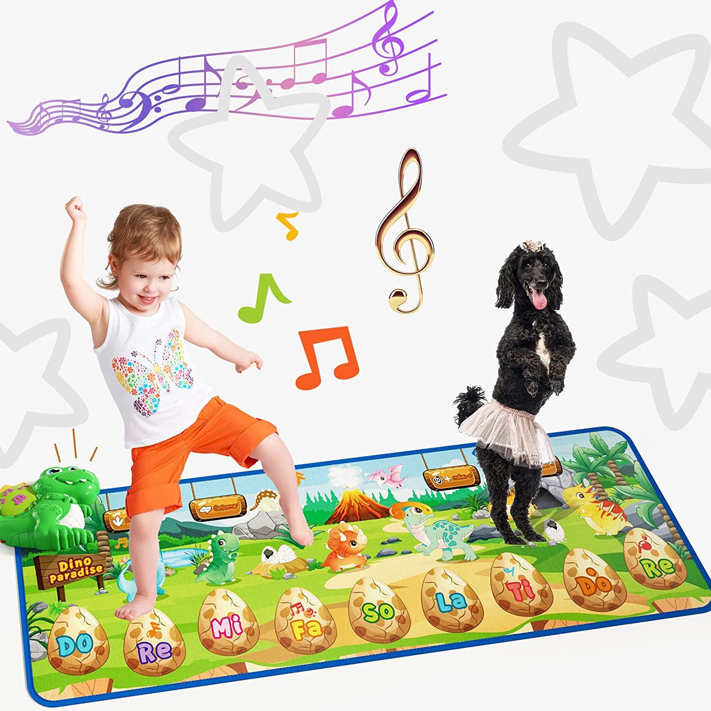 Musical Piano Keyboard Educational Toy Kids Floor Play Mat