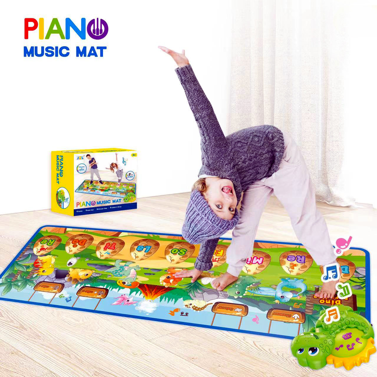 Musical Piano Keyboard Educational Toy Kids Floor Play Mat