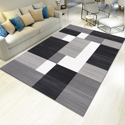 4m Extra Large Check Rug Carpet Mat (400 x 200)