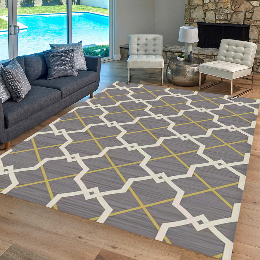 XL Extra Large Honeycomb Rug Carpet Mat (300 x 200)