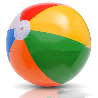 Inflatable Rainbow Beach Ball Outdoor Pool Game Toy